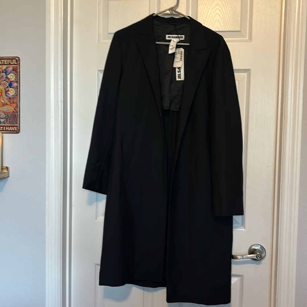 NWT Jill Sander Elegant Black Women's open blazer - size 8